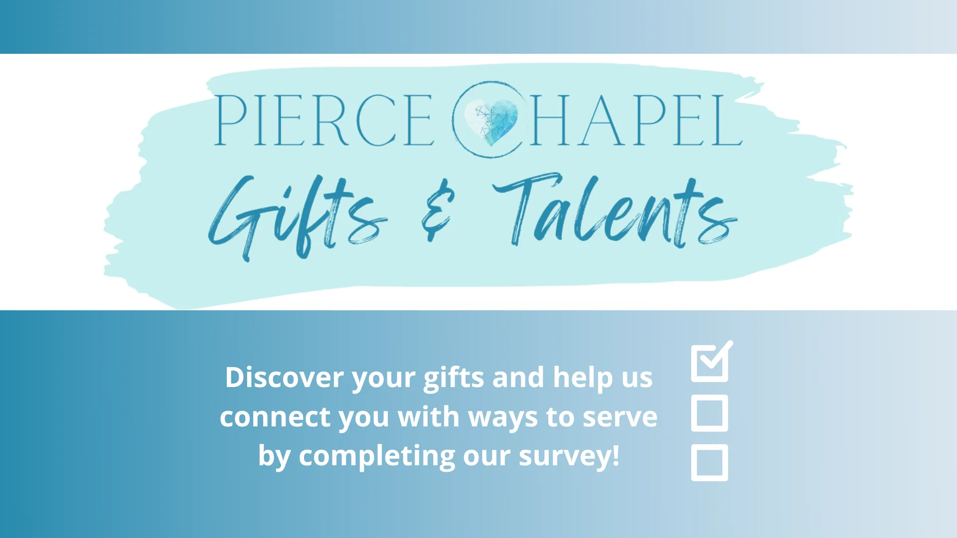 Gifts & Talent Survey