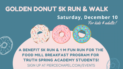 5K & Fun Run Benefit for Truth Spring- Dec. 10