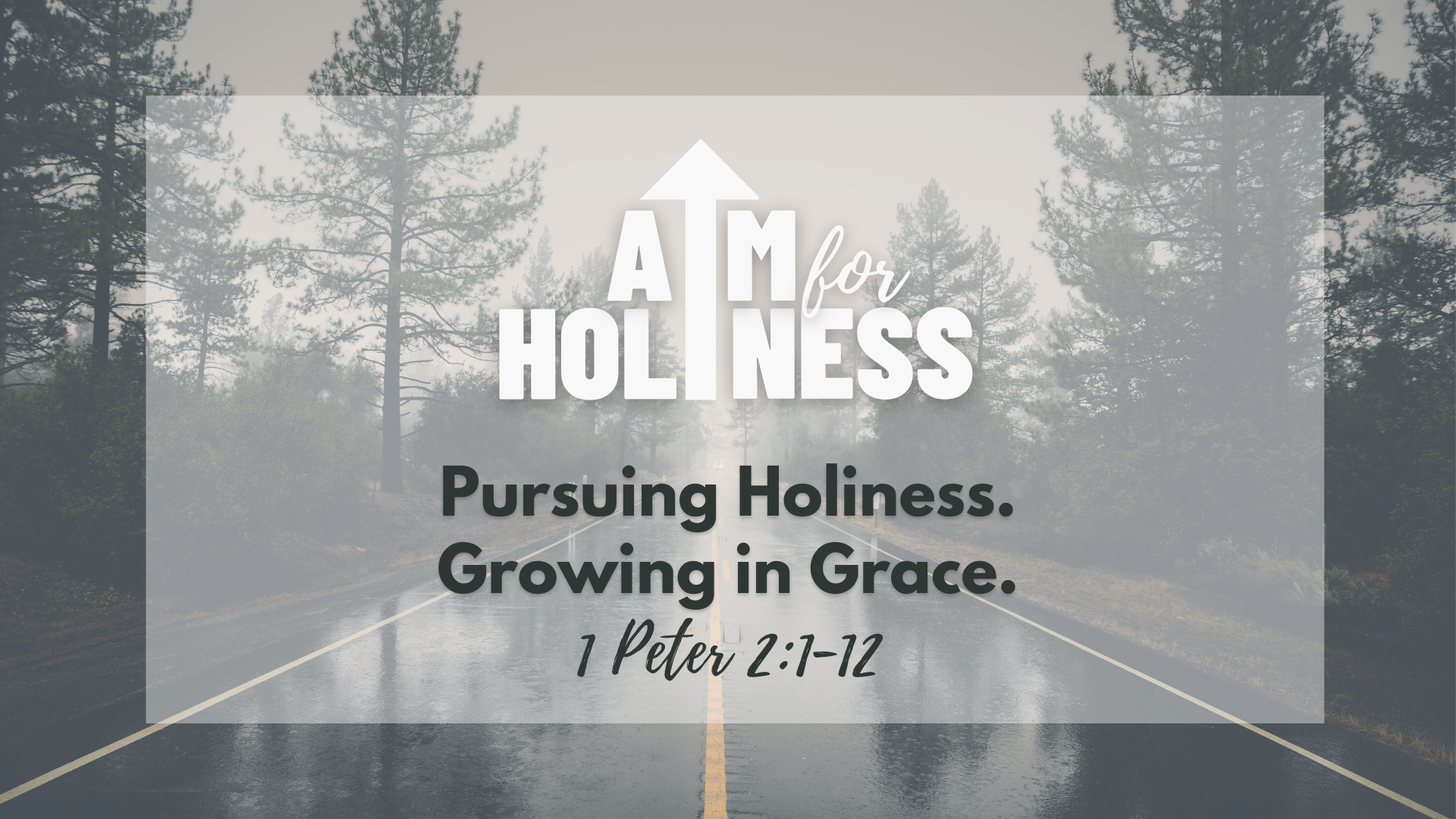 Pursuing Holiness.  Growing in Grace.