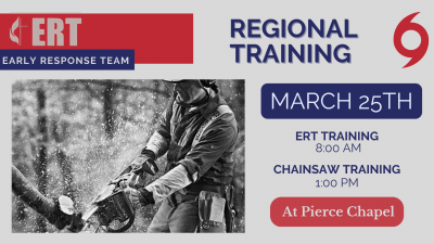 ERT and Chainsaw Training- March 25th