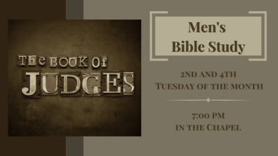 Men’s Bible Study-2nd and 4th Tuesday