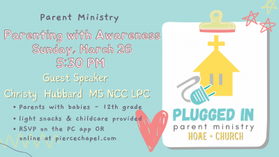 Plugged In Ministry-March 26th