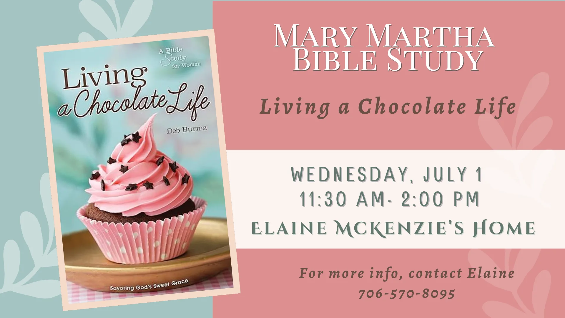 New Mary Martha Bible Study