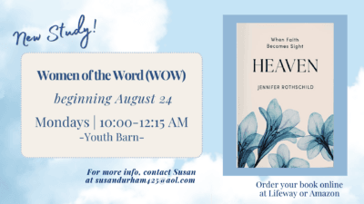 Women of the Word (WOW) New Bible Study