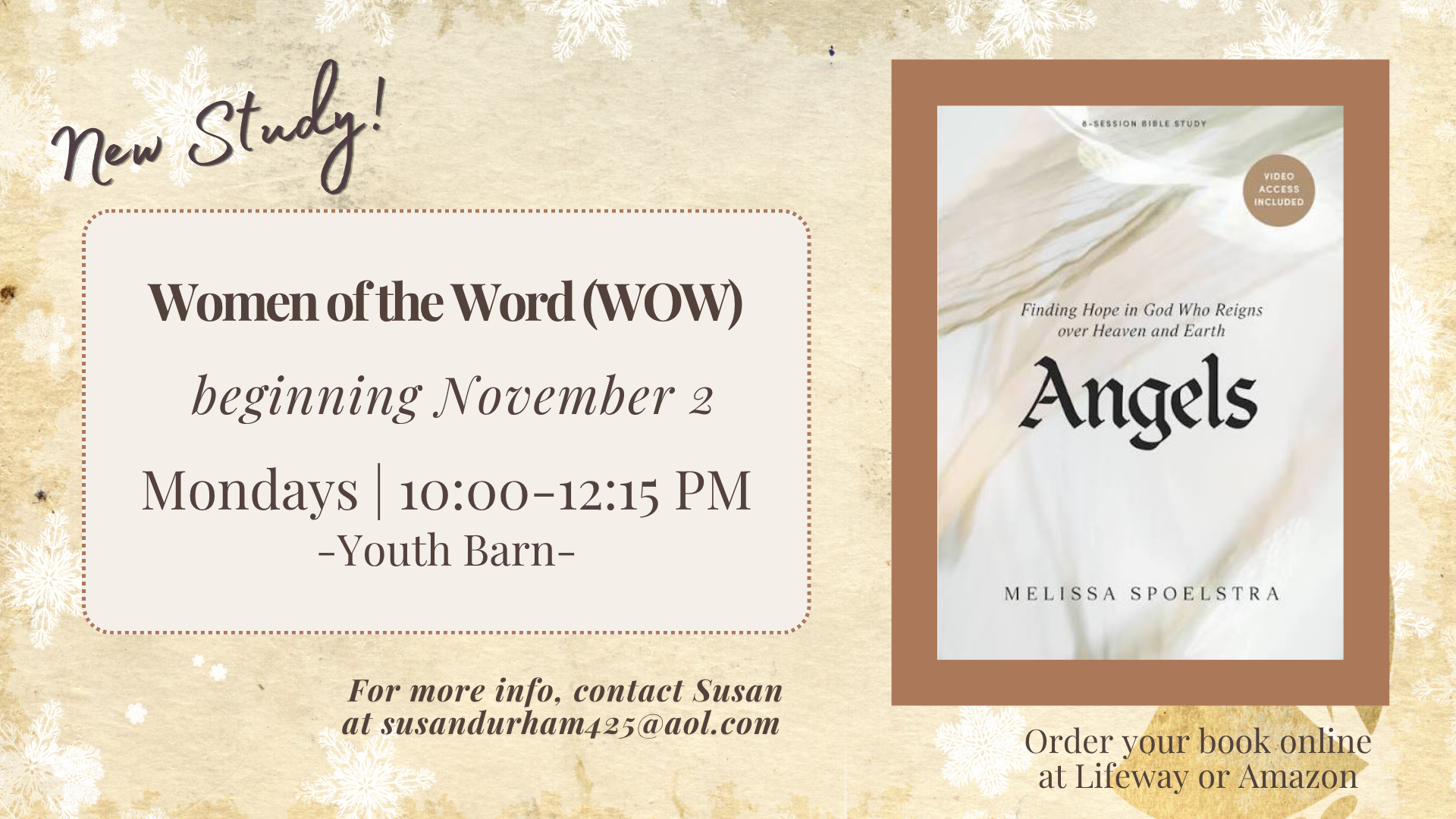 Women of the Word (WOW) New Bible Study