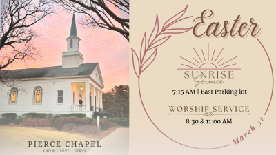 Easter Sunday Sunrise and Worship Services