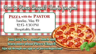 Pizza with the Pastor
