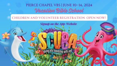 Vacation Bible School Registration and Volunteer Registration