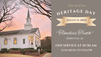 Save the Date: Heritage Day