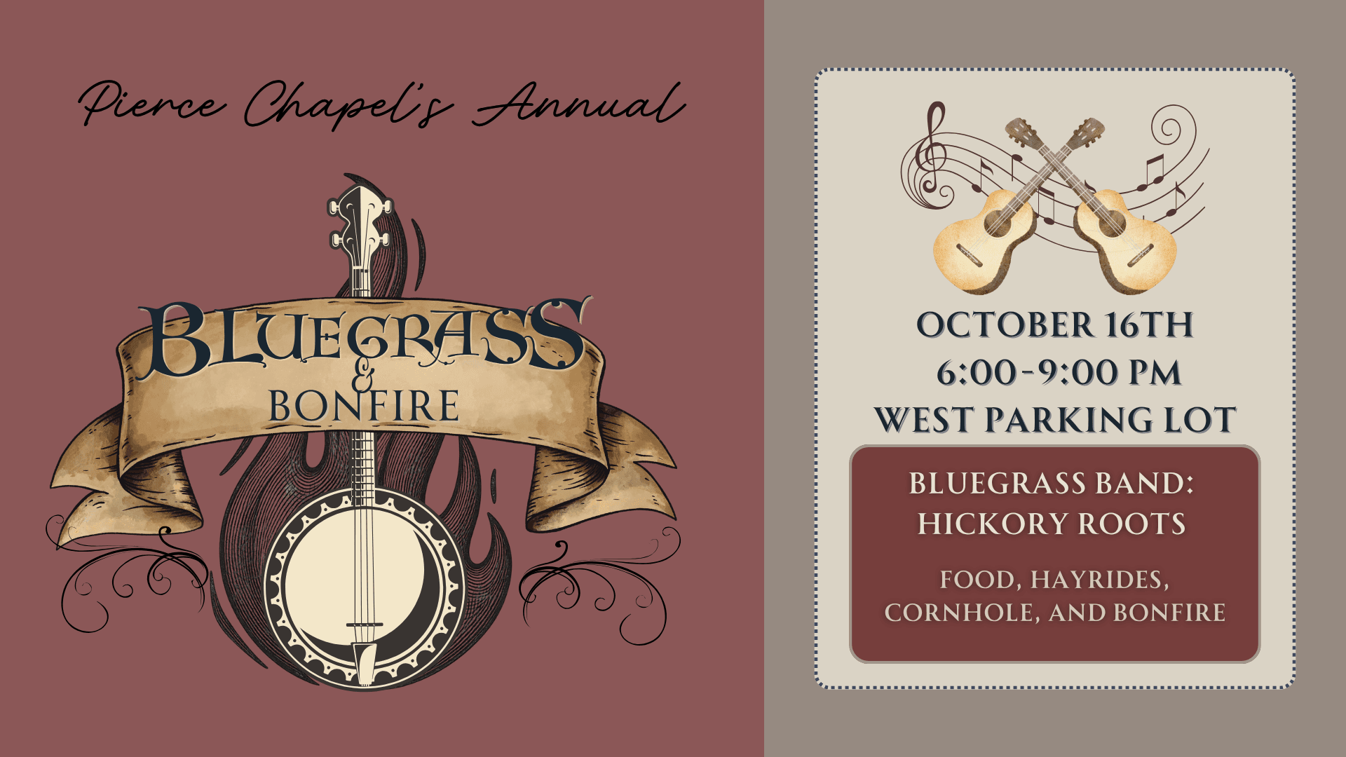 SAVE THE DATE: Bluegrass and Bonfire