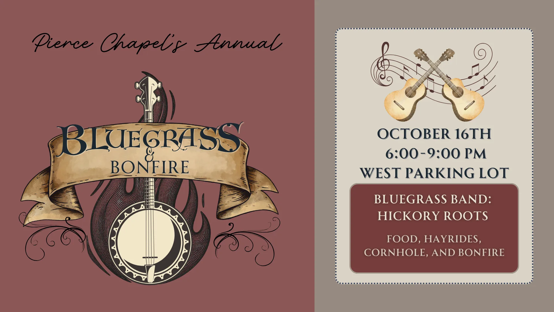 SAVE THE DATE: Bluegrass and Bonfire