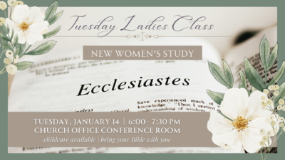 Tuesday Ladies Class (TLC)