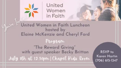 United Women in Faith Luncheon