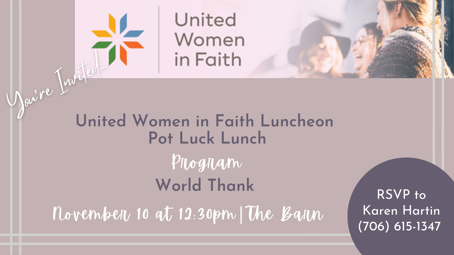 United Women in Faith Luncheon