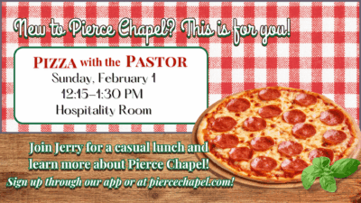 Pizza with the Pastor