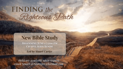 Finding the Righteous Path: Bible Study