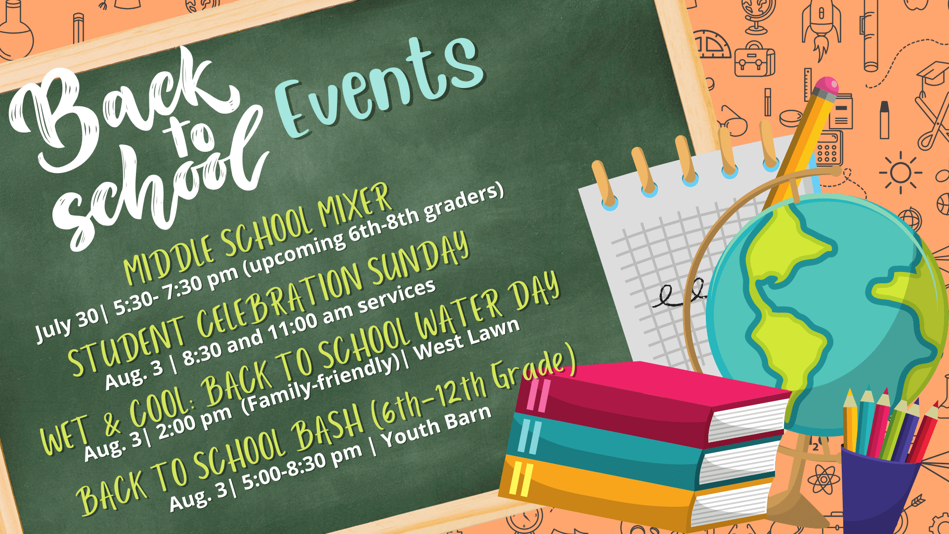 Back to School Save the Dates