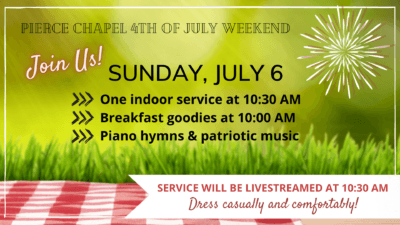 4th July Weekend Sunday Service