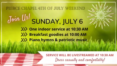4th July Weekend Sunday Service