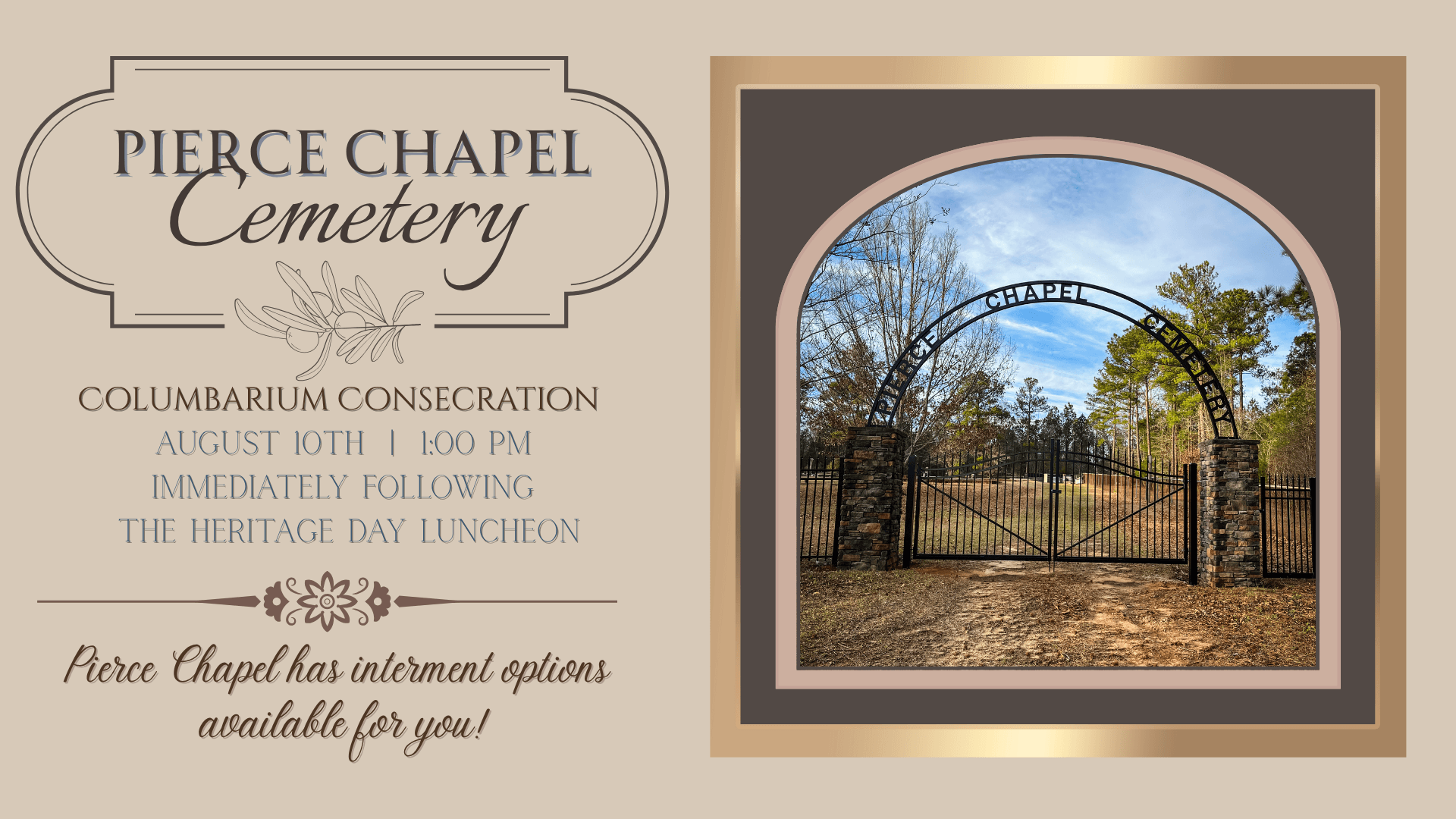 Columbarium Consecration