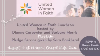 United Women in Faith Luncheon