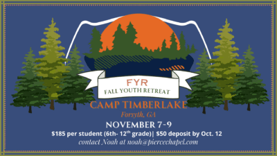 FYR- Fall Youth Retreat