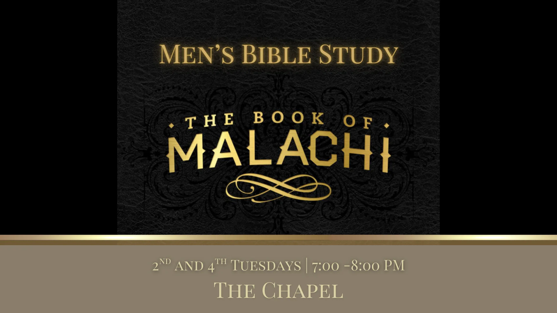 Men’s Bible Study