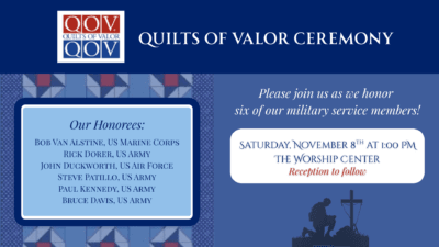 Quilts of Valor Ceremony