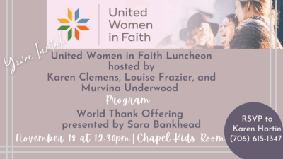 United Women in Faith Luncheon