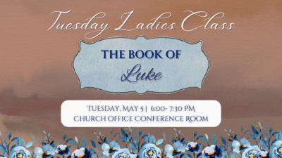 Tuesday Ladies Class (TLC)