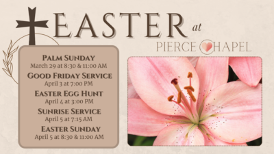 Easter Schedule