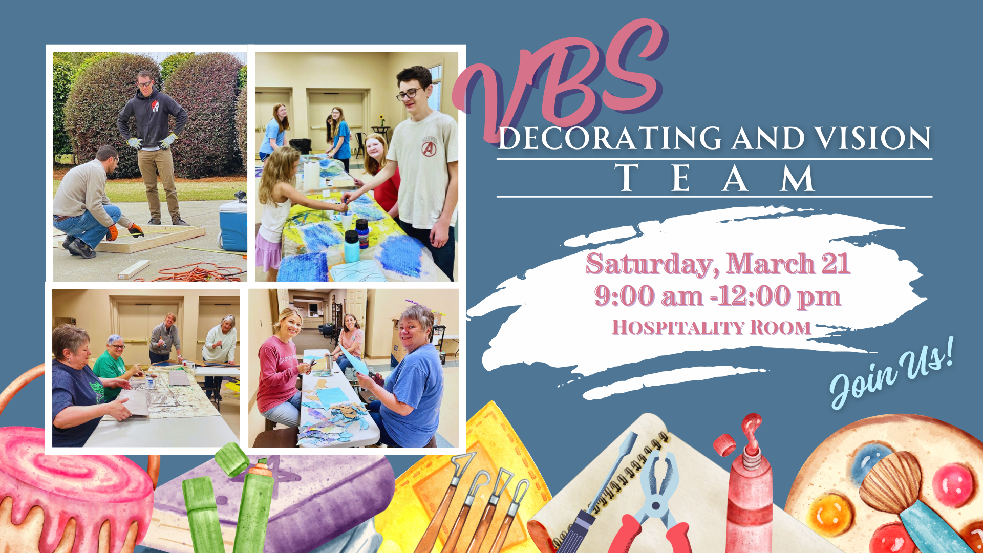 VBS Decorating Volunteers Needed