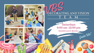 VBS Decorating Volunteers Needed