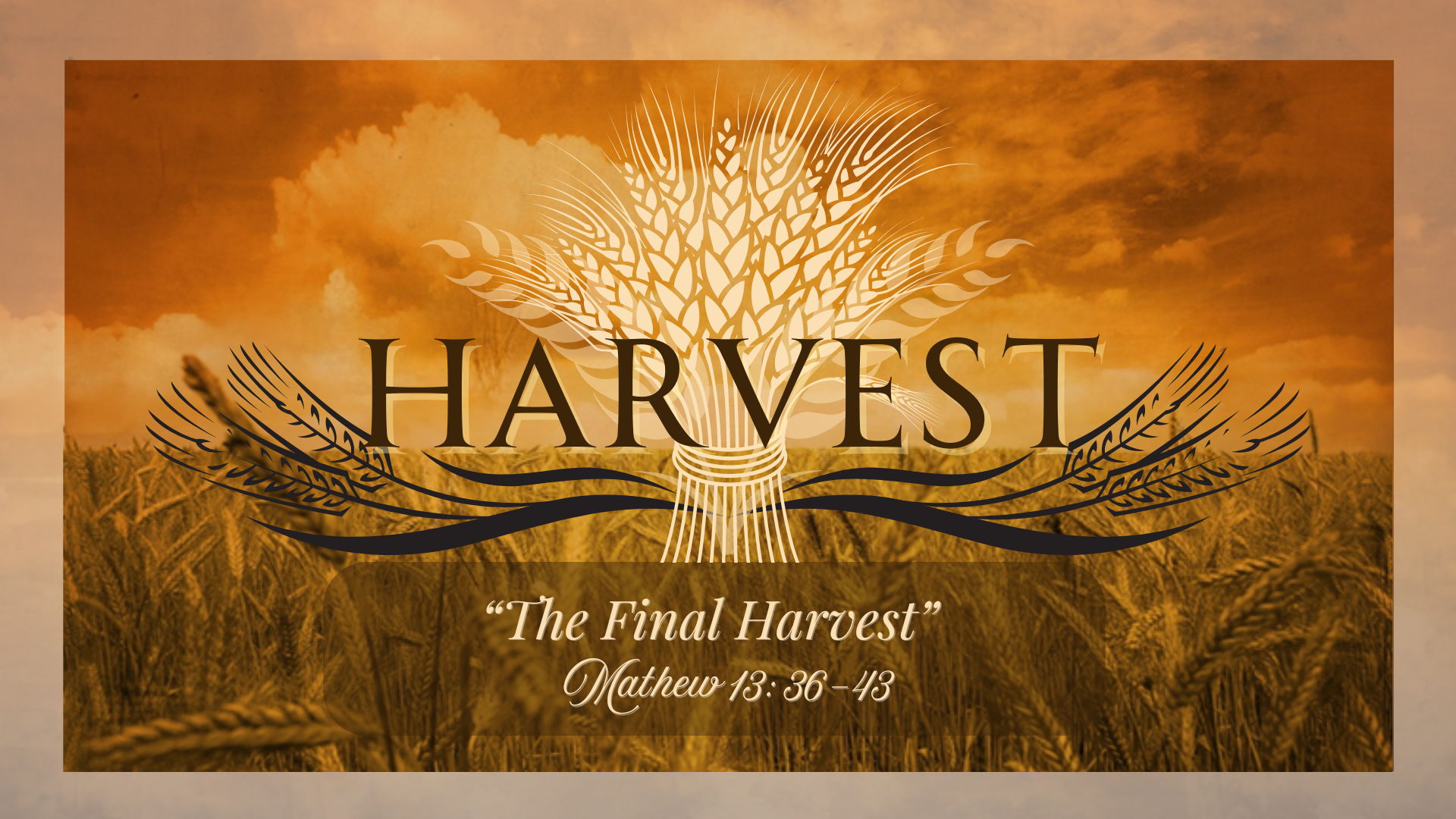 The Final Harvest